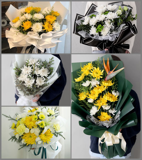 广东江门市台山市白沙镇潮境圩社区白事花束代送